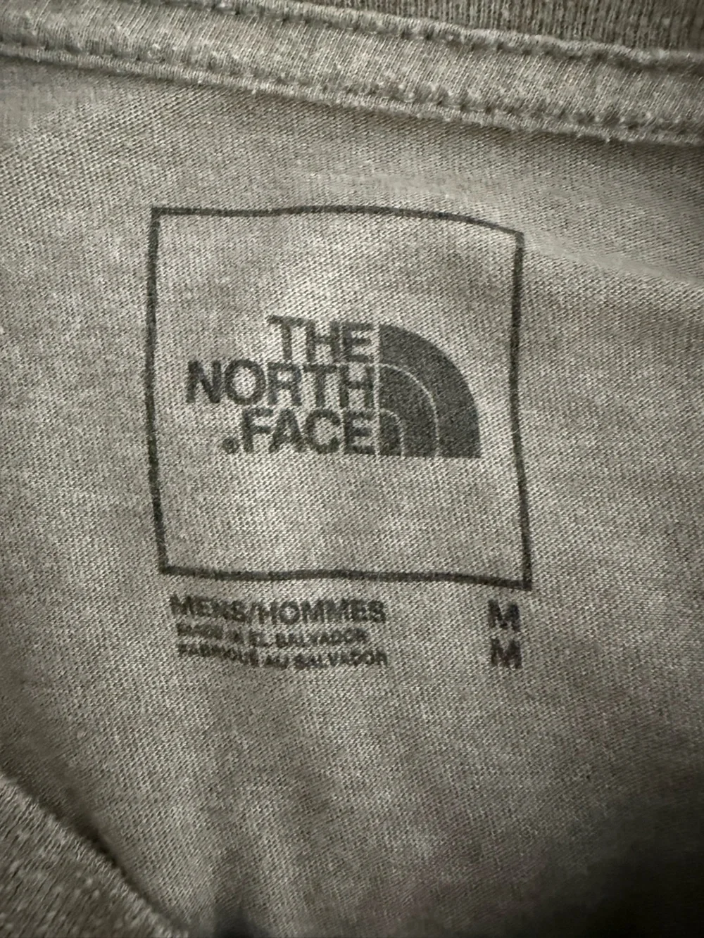 The North Face Men’s Dark Gray Logo Short Sleeve Tee